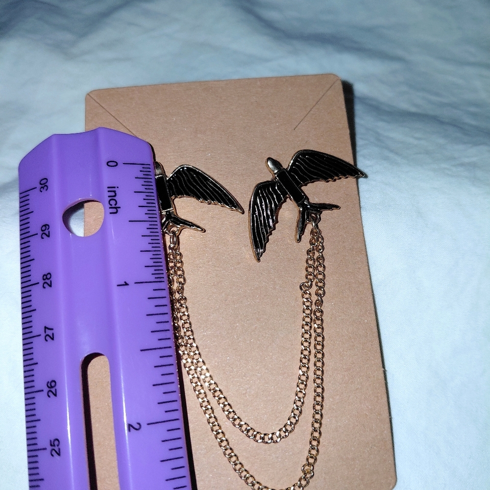 Time And Tru Black Bird Double Pin Broach. - Picture 6 of 8